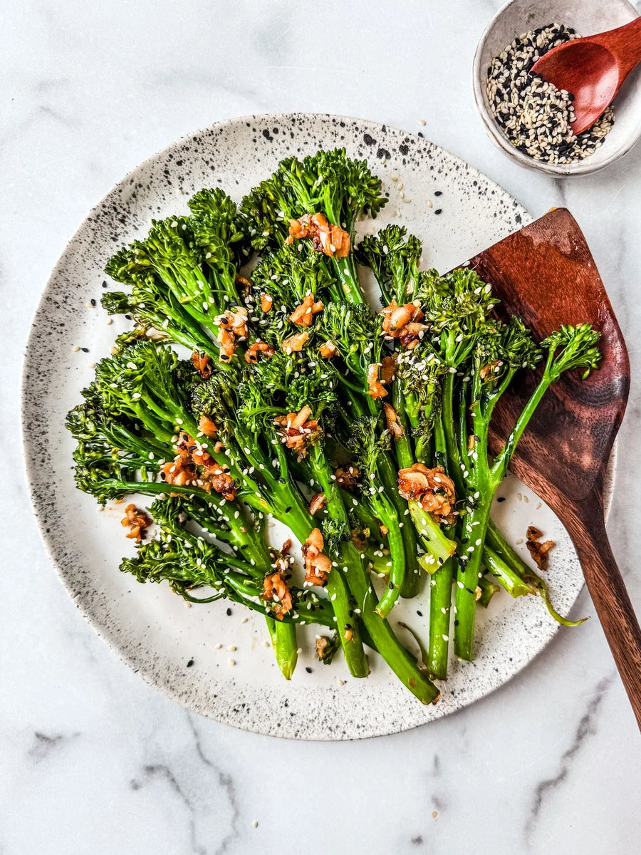 Sesame-Garlic Broccolini