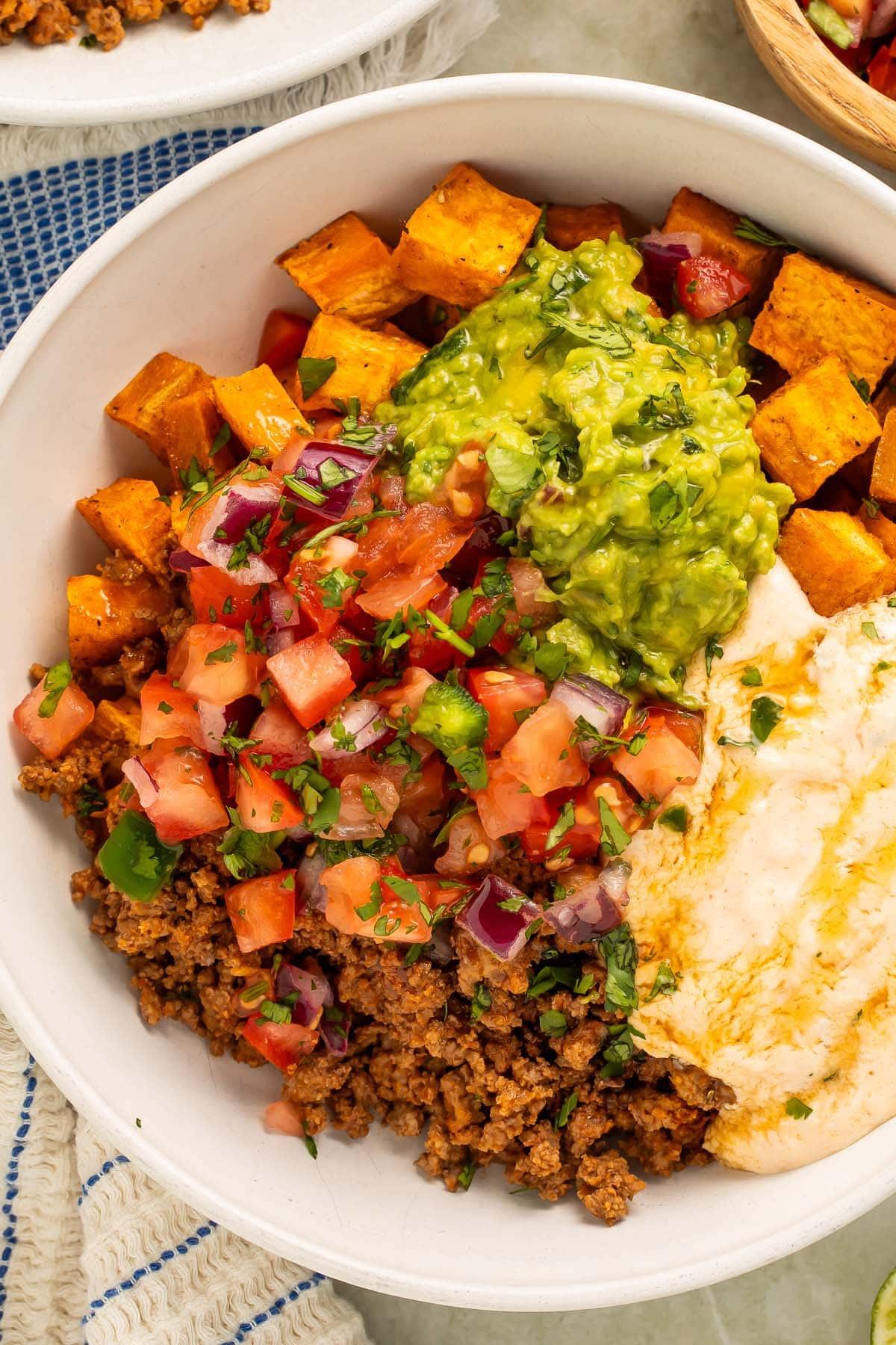 Southwest Ground Beef Bowl